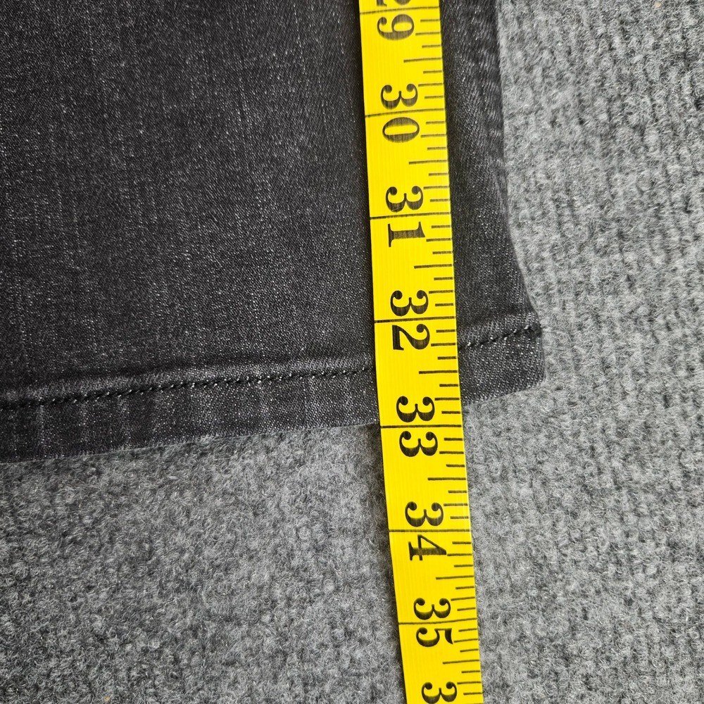 Diesel Jeans Size 33 Slim Straight Black Wash Faded Stretch Denim Casual Moto - Picture 8 of 10
